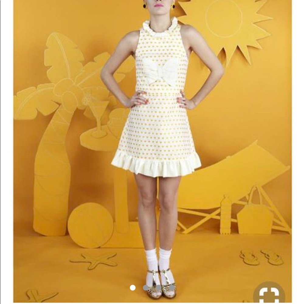 Opening Ceremony Ysterike yellow heart dress